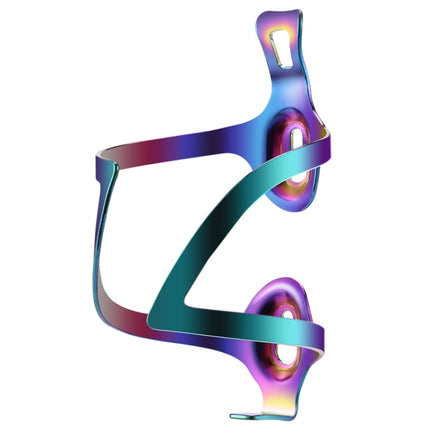 CYCLINGBOX Bicycle Aluminum Alloy Bottle Cage One-Piece Vacuum Plating Bottle Cage Bilateral Positive Opening Bottle Cage