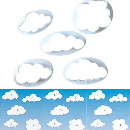 10 PCS Cake Mold Cloud Fondant Cake Decoration Printing Die Cutting Mold - DealBuddy