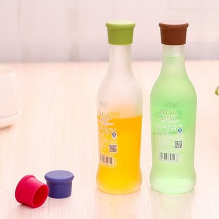 10 PCS Candy Color Silicone Wine Beer Condiments Bottle Stopper Random Color Delivery - DealBuddy