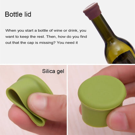 10 PCS Candy Color Silicone Wine Beer Condiments Bottle Stopper Random Color Delivery - DealBuddy