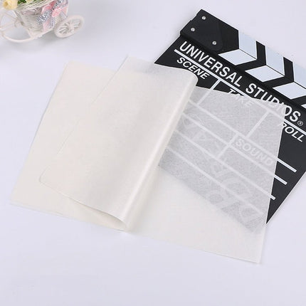 100 Sheets / Pack Cake Greaseproof Paper Baking Packaging Plate Paper Hamburger Paper, Colour: Classical Newspaper - DealBuddy