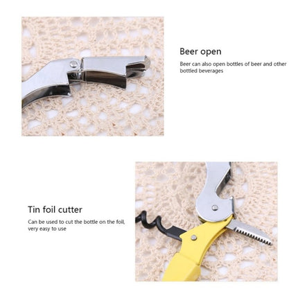 10pcs Multi - function Sea Horse Pattern Stainless Wine Bottle Opener, Can Opener Bottle Opener, Random Color Delivery - DealBuddy