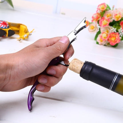 10pcs Multi - function Sea Horse Pattern Stainless Wine Bottle Opener, Can Opener Bottle Opener, Random Color Delivery - DealBuddy