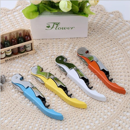 10pcs Multi - function Sea Horse Pattern Stainless Wine Bottle Opener, Can Opener Bottle Opener, Random Color Delivery - DealBuddy