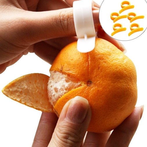 10pcs Ring Type Lemon Orange Tangerine Opener Peeler Peel Slicer Cutter Fruit Skin Remover Knife Helper, Random Color Delivery - DealBuddy