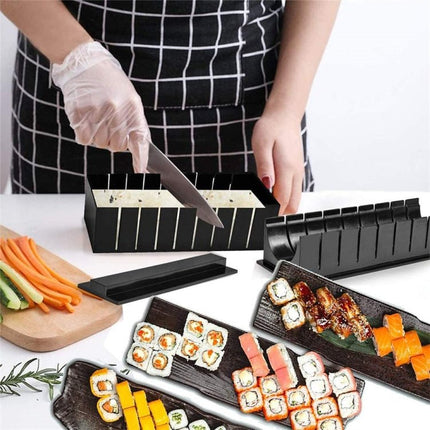 11 in 1 Sushi Mold With Sushi Knife Rice Ball Mold DIY Home Creative Sushi Roll Set - DealBuddy