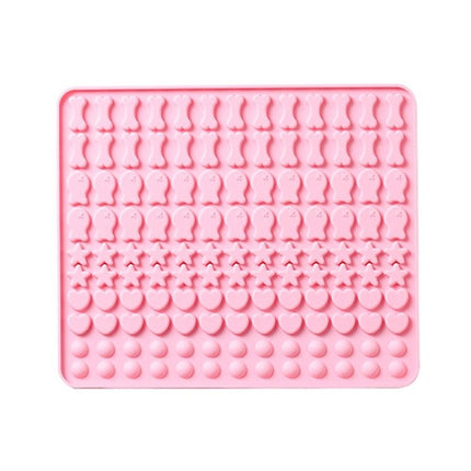 130 Grids Silicone Mat Baking Mold Mini Pet Snacks Dog Food Baking Pan Mold Biscuit Cake Mold - DealBuddy