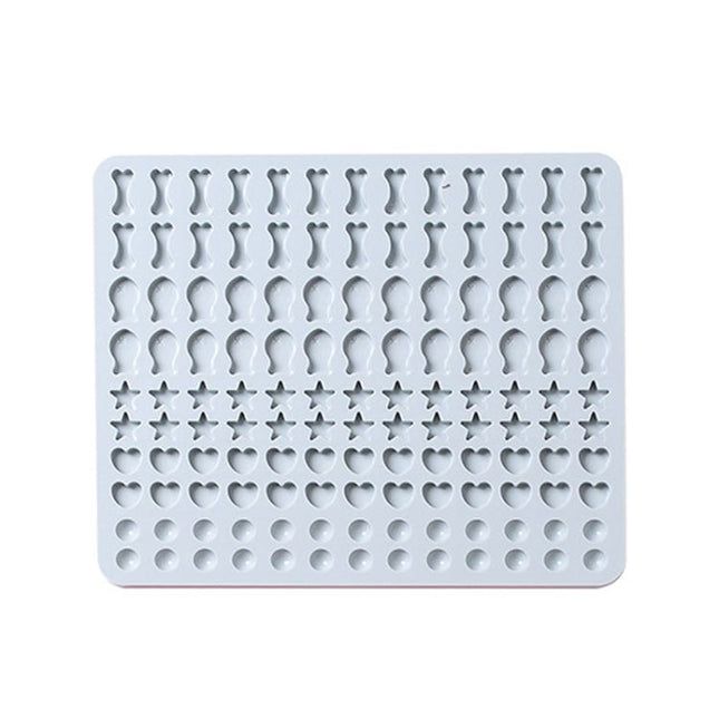 130 Grids Silicone Mat Baking Mold Mini Pet Snacks Dog Food Baking Pan Mold Biscuit Cake Mold - DealBuddy