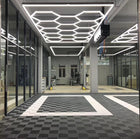 14 Piece Modular LED Hexagon Lights with Border – For Garage, Detailing, Workshop & Studio - DealBuddy
