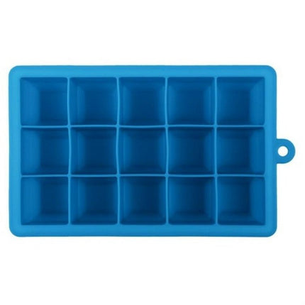 15 Grids DIY Big Ice Cube Mold Square Shape Silicone Ice Tray Fruit Ice Cream Maker - DealBuddy