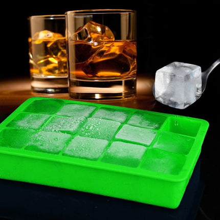15 Grids DIY Big Ice Cube Mold Square Shape Silicone Ice Tray Fruit Ice Cream Maker - DealBuddy
