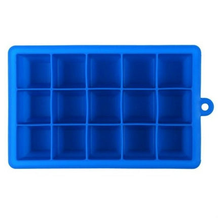 15 Grids DIY Big Ice Cube Mold Square Shape Silicone Ice Tray Fruit Ice Cream Maker - DealBuddy