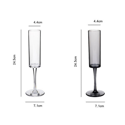 165ml Household Acrylic Champagne Glasses - DealBuddy