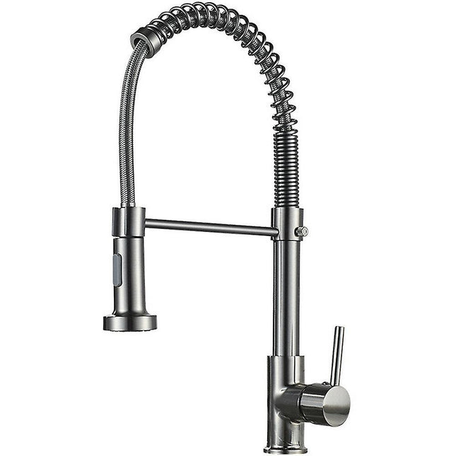 Premium Kitchen Faucet – 360° Swivel, Single Lever, Pull-Out Spray