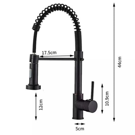 Premium Kitchen Faucet – 360° Swivel, Single Lever, Pull-Out Spray