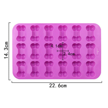 18 Grids Dog Bone Silicone Baking Cake Molds DIY Fire Paint Wax Mould - DealBuddy