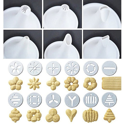 18 in 1 Cookies Cream Decorating Gun Baking Tool Cookie Gun Set - DealBuddy
