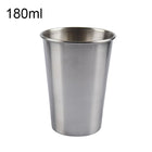180ml Single Wall Electropolished Stainless Steel Brief Wine Cup(Silver) - DealBuddy