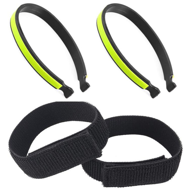 1pair Reflective Pants Cinch Strap For Cycling Sports Pants Garter Leg Band - DealBuddy