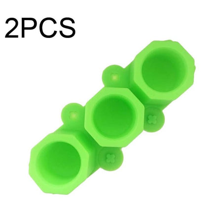 2 PCS 3 Grid Silicone Diamond Ice Tray Succulent Flower Pot Mold DIY Plaster Mold - DealBuddy