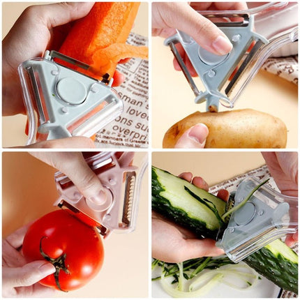 2 PCS 3 in 1 Peeler Vegetable And Fruit Peeler - DealBuddy