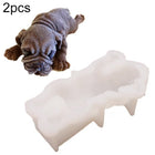 2 PCS 4 Inch Shapi Dog Mousse Cake Silicone Mold 3D Stereo Ice Cream Mold Dirty Dog Chocolate Mold - DealBuddy