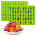 2 PCS 50 Holes Small Bear Chocolate Tray Silicone Mold Cookie Mold Candy Mold, Random Color Delivery, Size: 19*13.7*1cm - DealBuddy
