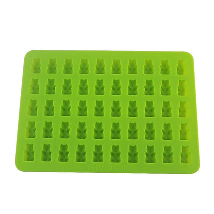 2 PCS 50 Holes Small Bear Chocolate Tray Silicone Mold Cookie Mold Candy Mold, Random Color Delivery, Size: 19*13.7*1cm - DealBuddy