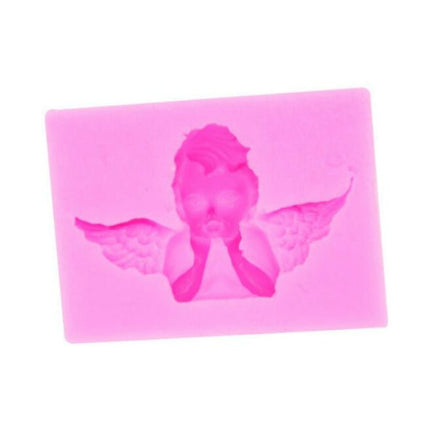2 PCS Angel Shape Fondant Cake Silicone Mold Aroma Soft Clay Clay Gypsum Plastic Decoration - DealBuddy