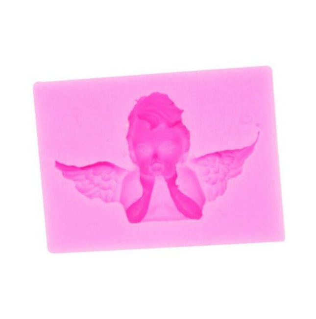 2 PCS Angel Shape Fondant Cake Silicone Mold Aroma Soft Clay Clay Gypsum Plastic Decoration - DealBuddy