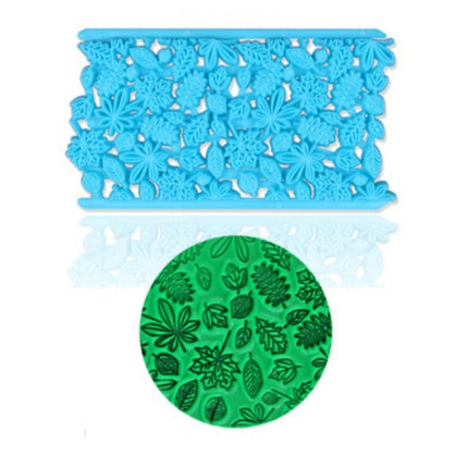 2 PCS Cake Fondant Tool Heart Shaped Diamond Texture Plaid Overpass Quyi Seal Printing Mould - DealBuddy