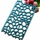 2 PCS Cake Fondant Tool Heart Shaped Diamond Texture Plaid Overpass Quyi Seal Printing Mould - DealBuddy