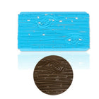 2 PCS Cake Fondant Tool Heart Shaped Diamond Texture Plaid Overpass Quyi Seal Printing Mould - DealBuddy