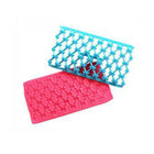 2 PCS Cake Fondant Tool Heart Shaped Diamond Texture Plaid Overpass Quyi Seal Printing Mould - DealBuddy
