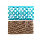 2 PCS Cake Fondant Tool Heart Shaped Diamond Texture Plaid Overpass Quyi Seal Printing Mould - DealBuddy
