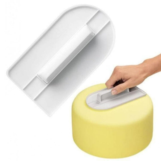 2 PCS Cake Smoother Polisher Tools Cake Decorating Tools Smoother Fondant Sugarcraft Silicone Mold DIY Kitchen Bake Tool - DealBuddy