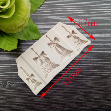 2 PCS Christmas Bells Chocolate Candy Cookie Cake Decorating Tools DIY Baking Fondant Food Grade Silicone Mold - DealBuddy