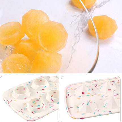 2 PCS Creative Silicone Ice Tray Mold 8 Continuous Mould Home - Made DIY Ice Tray Box, Style: - DealBuddy