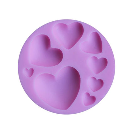 2 PCS DIY Baking Cake Mold Love Pattern Fondant Silicone Mold - DealBuddy