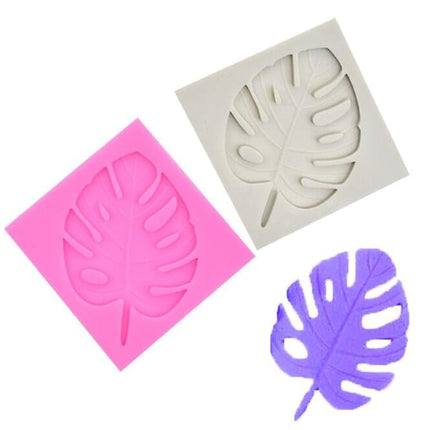 2 PCS DIY Tree Leaf Fondant Mould Chocolate Cake Decorating Mould - DealBuddy