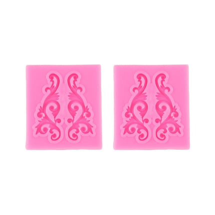 2 PCS Fondant Cake Silicone Mold Hollow Embossed Border Frame Retro Photo Frame Mould - DealBuddy