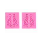 2 PCS Fondant Cake Silicone Mold Hollow Embossed Border Frame Retro Photo Frame Mould - DealBuddy
