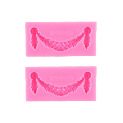 2 PCS Fondant Cake Silicone Mold Hollow Embossed Border Frame Retro Photo Frame Mould - DealBuddy
