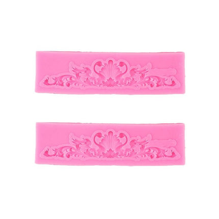2 PCS Fondant Cake Silicone Mold Hollow Embossed Border Frame Retro Photo Frame Mould - DealBuddy