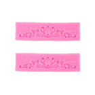 2 PCS Fondant Cake Silicone Mold Hollow Embossed Border Frame Retro Photo Frame Mould - DealBuddy