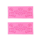 2 PCS Fondant Cake Silicone Mold Hollow Embossed Border Frame Retro Photo Frame Mould - DealBuddy