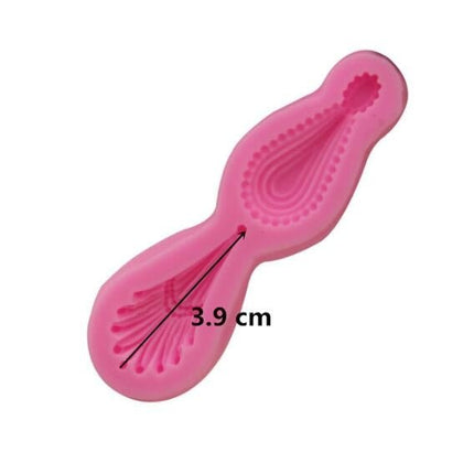 2 PCS Gemstone Pendant Silicone Mold Fondant Chocolate Mold DIY Baking Cake Decorating Edge Tool - DealBuddy