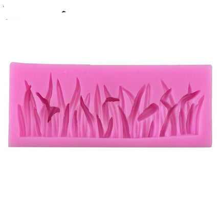 2 PCS Grass Decoration Liquid Silicone Mold Fondant Cake Mold - DealBuddy