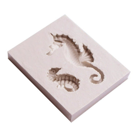 2 PCS Hippocampus DIY Modeling Mold Fondant Silicone Cake Chocolate Mold Baking Tool - DealBuddy