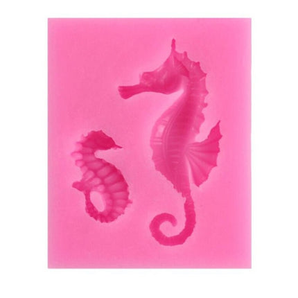 2 PCS Hippocampus DIY Modeling Mold Fondant Silicone Cake Chocolate Mold Baking Tool - DealBuddy